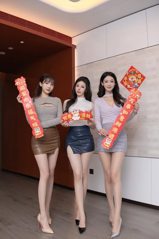 &陆萱萱&是小逗逗 三姐妹闹新春 - 唐安琪